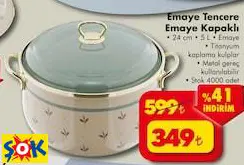 ESSE EMAYE TENCERE EMAYE KAPAKLI